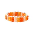 thumbnail image 4 of Hello Hobby Pony Bead Mix, Orange, 500 Pieces, Plastic Craft Beads for Jewelry Making and DIY Projects, 4 of 5