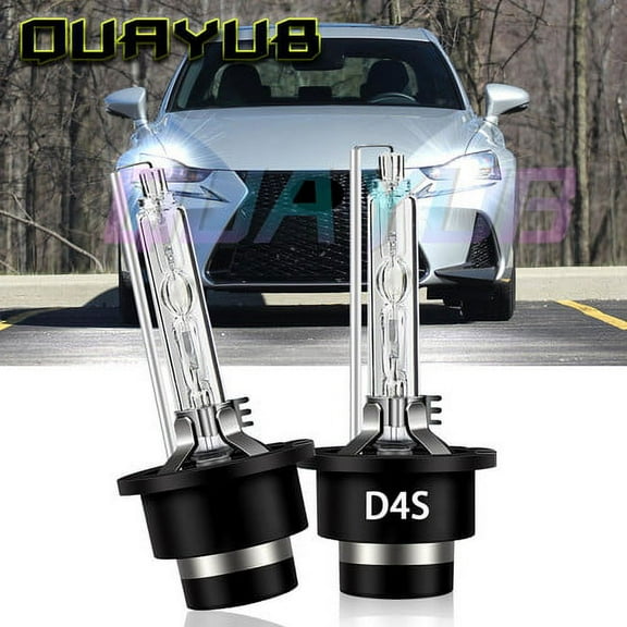 2x New D4S Xenon HID Headlight Bulbs 6000K Replace set For Lexus IS200t 2016