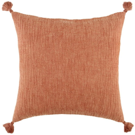 Rizzy Home Transitional Pillow Cover With Terra Cotta Finish COVT19123TT002020