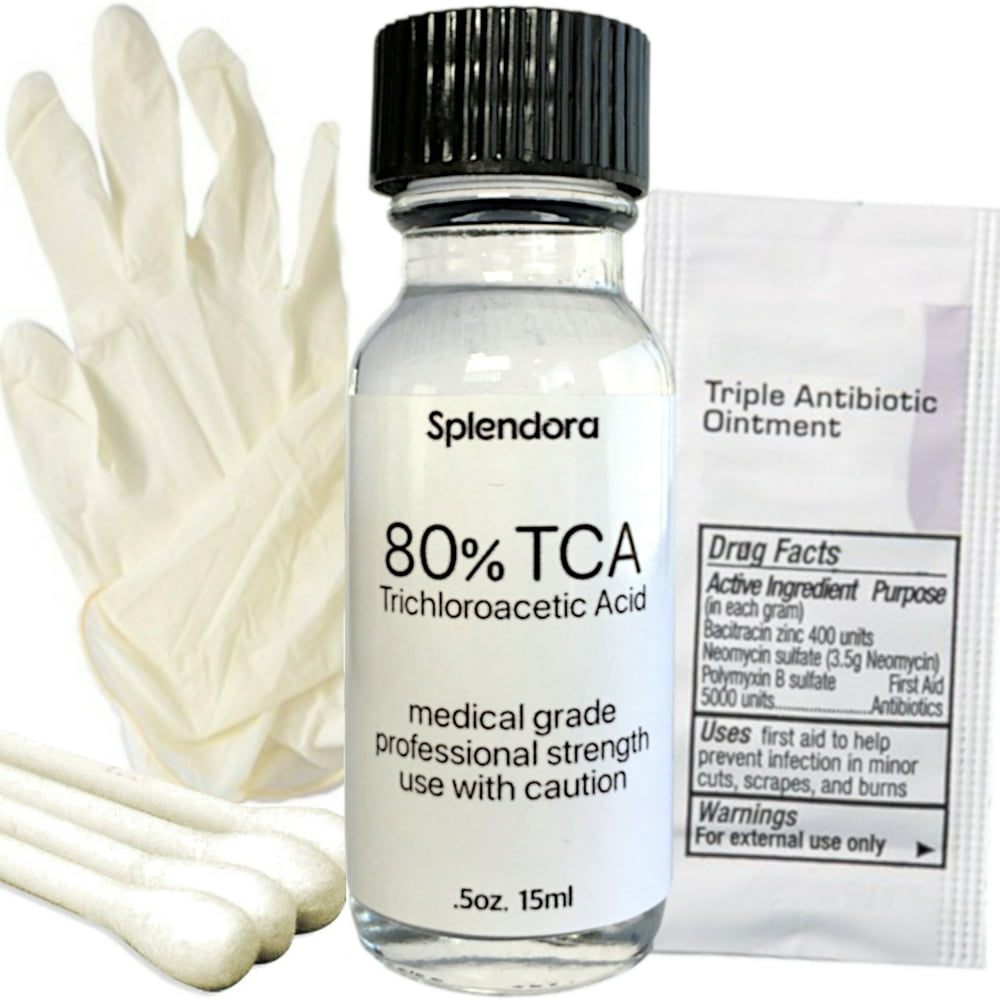 80 TCA Acid Skin Peel Kit (.5 Ounce / 15ml) Professional Grade Acid