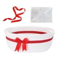 thumbnail image 4 of Cesta de almacenamiento con organizador de estantes, cesta tejida navideña, cesta debajo del estante blanco, 4 of 9