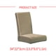 thumbnail image 3 of Funda elástica para silla de comedor Matsuzay caqui universal estilo simple, 3 of 6