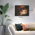 thumbnail image 2 of Balery Animal Cat Pattern Canvas Decorative Picture – 30x40in Premium Wall Art, Modern Canvas Print for Home Decor（Horizontal）, 2 of 6