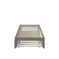 thumbnail image 2 of Colorado Twin Bed with USB Turbo Charger and Twin Trundle in Grey, 2 of 6