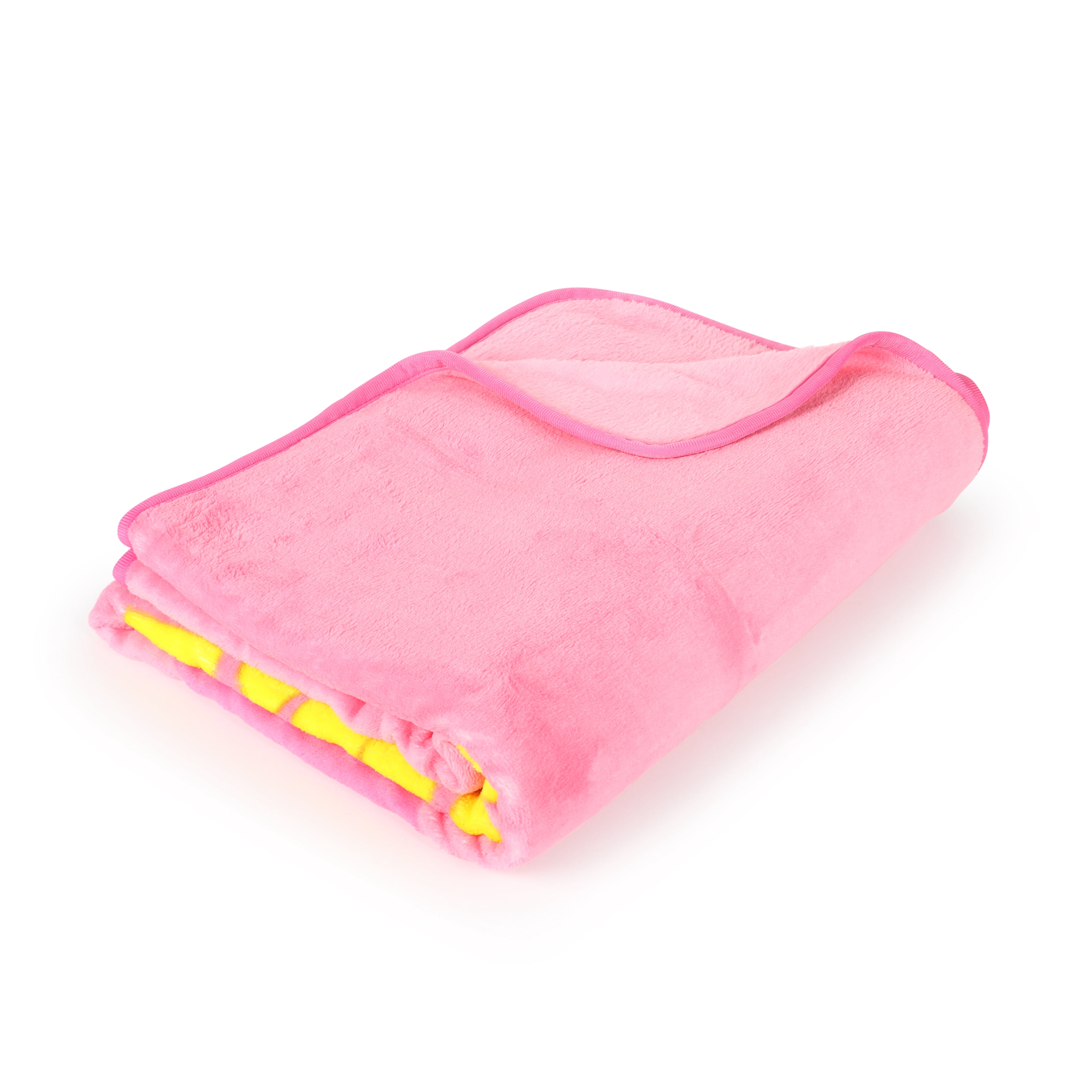 LEGO® Floral(s) Quilted Floral Kids Throw Blanket, Coral Fleece, Pink, 46 x 60, LEGO®