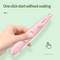 thumbnail image 4 of EXLEAF 2026 New Dog Paw Trimmer for Grooming, Cordless Electric Dog Clippers with Led Light, Rechargeable Low Noise Small Pet Shaver for Trimming Cat'S Hair Around Eyes, Faces, Ears, Paws, Rump, Pink, 4 of 7