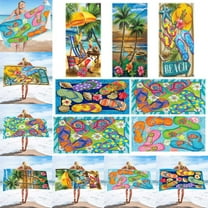 XGFHYJEH Beach Towel, Oversized Beach Towel, Beach Towel Clearance, Towel Beach, Lightweight Beach Towel, Portable Foldable Hypoallergenic Cooling Technology Breathable Towel for Beach