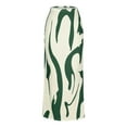 thumbnail image 6 of Womens Fashion Bodycon Skirts Ruched High Waist Fishtail Long Maxi Skirts Casual Club Going Out Y2k Outfits Green, L, 6 of 7