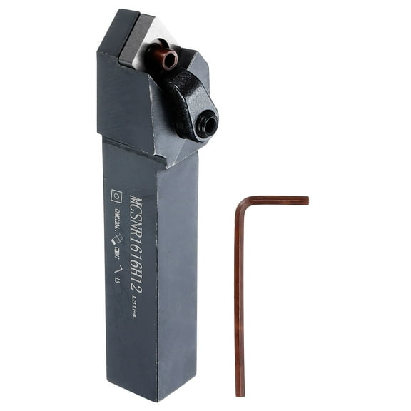 Uxcell 5/8" CNC Lathe Indexable Carbide Turning Tool Holder MCSNR1616H12 45°