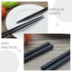thumbnail image 3 of 5 pares de palillos de estilo japonés, palillos antideslizantes, palillos reutilizables, palillos de sushi, 3 of 5