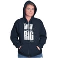 thumbnail image 3 of This Mom is Kind of a Big Deal Womens Plus Size Graphic Zipper Hoodie Brisco Brands 2X, 3 of 5