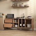 thumbnail image 4 of Costway Buffet Miroir Rustique pour Cuisine avec 2 Tiroirs, 4 of 10