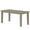 Brown, variant on Modern Rectangular Galvanized Steel Coffee Table with Weather Resistant and Easy Assembly, Black