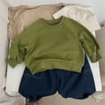 thumbnail image 5 of Durtebeua Toddler Baby Boy Crewneck Sweatshirt Long Sleeve Shirt Unicorn Crewneck Tops 18-24 Months, 5 of 5