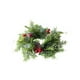 thumbnail image 1 of Corona de Navidad,Corona de velas navideñas para decorar la mesa,Vela navideña con forma de anillo de flores artificiales,Corona navideña con forma de vela para gabinete de cocina,Corona, 1 of 9