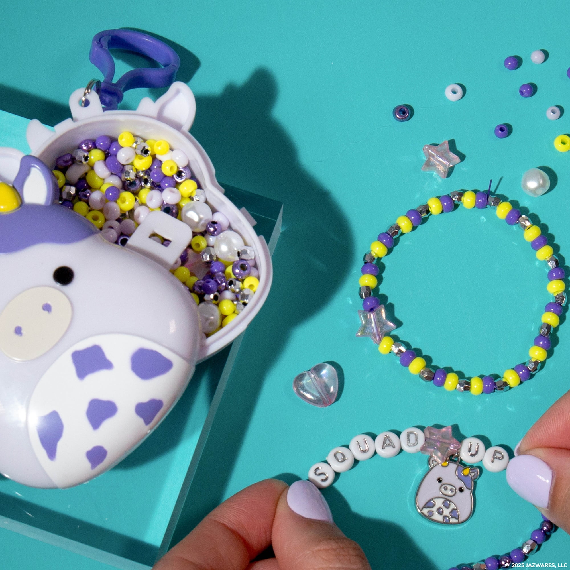 Original Squishmallows™ Bubba The Cow Bracelet Kit