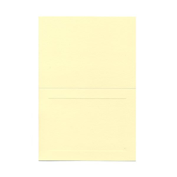 JAM Paper Strathmore Foldover Cards, 4 5/8 x 6 1/4, Fits in an A6 Envelope, 80lb Ivory Wove Panel, 25/pack