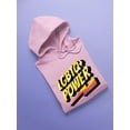 thumbnail image 3 of Lgbtq+ Power Golden Banner Hoodie Women -Smartprints Designs, Female Medium, 3 of 4