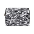 thumbnail image 4 of Daisy Rose Protective Laptop Sleeve Case for 13 Inch Laptop with Slip Pocket - Luxury PU Vegan Leather Shock Absorbant Hard Case for Work and School - Zebra, 4 of 7