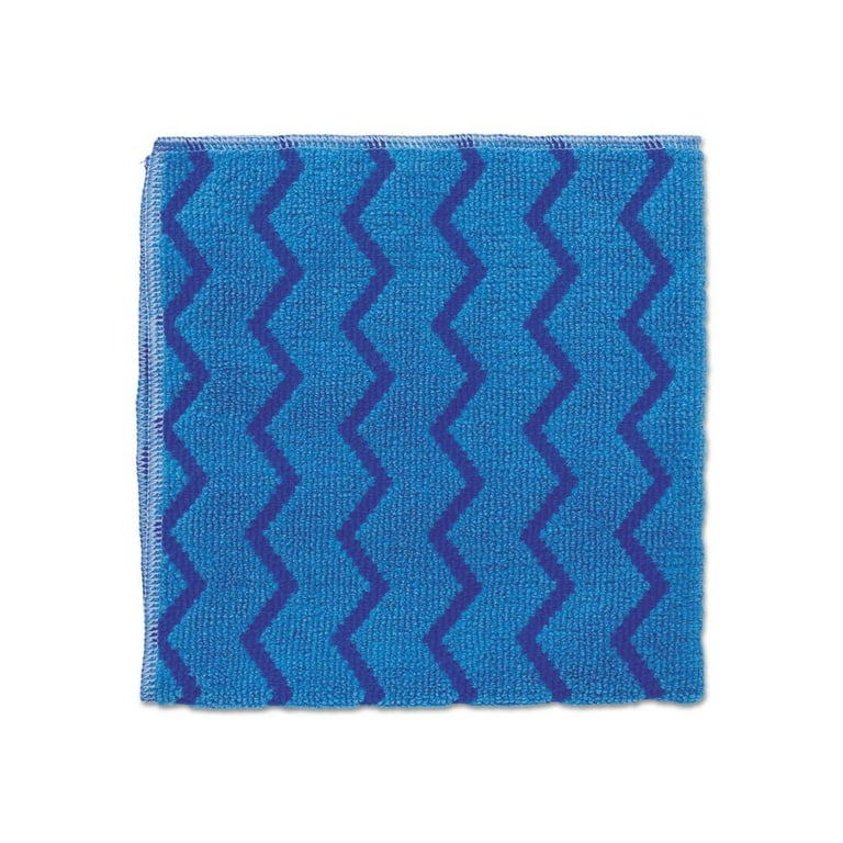 HYGEN Microfiber Cleaning Cloths, 16 x 16, Blue, 12/Carton HYGEN Microfiber Cleaning Cloths, 16 x 16, Blue, 12/Carton