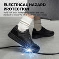 thumbnail image 4 of SPIEZ Non Slip Work Shoes for Women, Water-Repellent Oil-Resistant Sneakers for Kitchen, Food Service, Healthcare, Hotel, and Retail Industry Workers, Black Size 9, 4 of 9