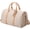 White, variant on Large capacity Lightweight Weekender Travel Duffel Bag for Women Men Overnight Bag with Toiletry Bag Traveling Handbag for Gym Holiday (White)