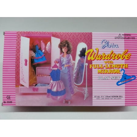 Gloria Wardrobe Play Set Barbie Doll Size House Furniture Gloria Wardrobe Play Set Barbie Doll Size House Furniture