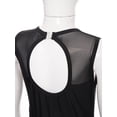 thumbnail image 4 of iiniim Big Girls Tassel Latin Dance Dress Rumba Samba Salsa Jazz Ballroom Leotard Tutu Skirt A Black 4, 4 of 7