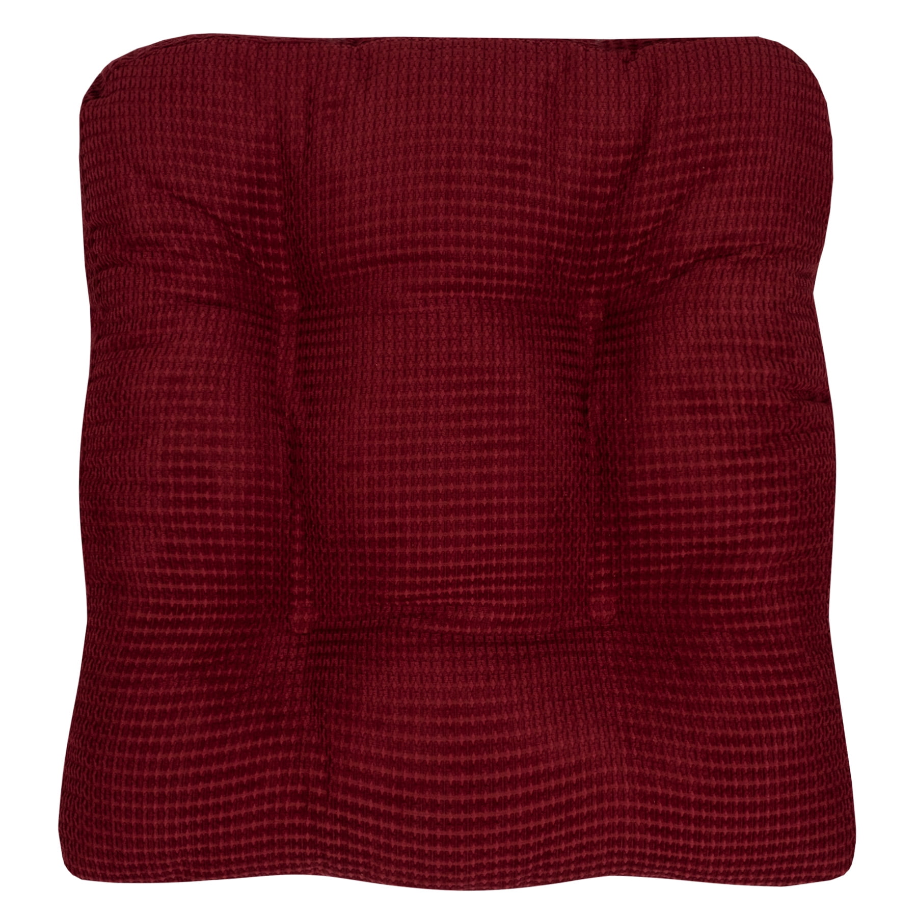 Fluffy Memory Foam Non Slip Chair Cushion Pad 2-4-6-12 Pack Burgundy