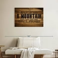 thumbnail image 2 of Elephant Stock Who Moves A Mountain Quote I Wall Art - Horizontal Canvas Wall Art - Living Room Wall Decor - Inspirational And Typography Canvas - Brown And Black Decor - 36" x 24", 2 of 8