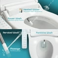 thumbnail image 4 of BidetMate 1000 Series Japanese Toilet Seat with Heated Bidet & Control Panel, Elongated, 4 of 10