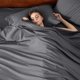 thumbnail image 4 of Juego de sábanas Bedsure GentleSoft Deep Pocket Queen, gris, 4 of 8