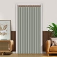 thumbnail image 2 of DONGPAI Door Curtains for Doorways, 55"x 95" Pleated Folding Doors Curtain Accordion Closet Curtain Vertical Privacy Drapes Shower Curtain for Living Room Bedroom, 1 Panel, Light Gray, 2 of 8