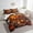 Black Orange, variant on YST Rustic Cabin 7pcs Comforter Set, Autumn Themed Bedding Set, Queen