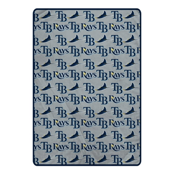 Pegasus Tampa Bay Rays 66" x 95" Oversized Logo Roll Ultra Cozy Blanket