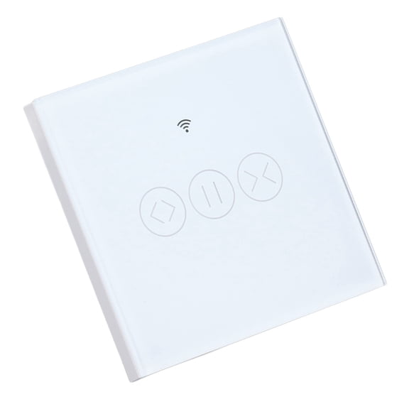 Kitchen Organization EU Plug 90-250V, Smart Curtain Switch Curtain Switch 30m Wireless Range for Household White