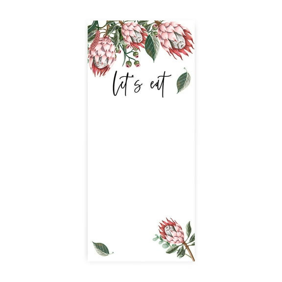 Koyal Wholesale Boho Protea Florals Printable Wedding Paper Menu Cards for DIY Printer, Pack of 52