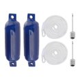 thumbnail image 4 of Guardabarros para barcos, Protector anticolisión, accesorios para barcos, parachoques inflable para barcos de 4x16 pulgadas, parachoques para barcos, cuerda blanca shamjiam Defensa de barco, 4 of 8