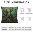 thumbnail image 5 of MLJA  Throw Pillow Case Cool Octopus Square Cushion Cover Standard Pillowcase for Men Women Home Decorative Sofa Armchair Bedroom Livingroom, 5 of 5