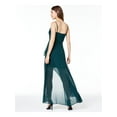 thumbnail image 2 of CITY STUDIO Womens Green Spaghetti Strap Cowl Neck Maxi Dress Juniors 5, 2 of 4