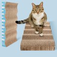 thumbnail image 4 of ZooZoo 2-Pack Curved Corrugated Cat Scratchers, Cat Scratching Board Set, Cat Scratching Post, 4 of 7