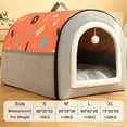 thumbnail image 1 of Pet Dog Bed Cozy Cat Mat Removable Washable Pet Cat Dog House Nest Warm Winter Deep Sleep Tent For Small Medium Large Pet Dogs ShopWise Round, 1 of 10