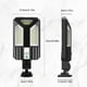 thumbnail image 3 of Foco Solar De Seguridad Con Sensor De Movimiento Para Exteriores, Alimentado Por Energía Solar, Resistente Al Agua IP65, 3 Modos De Iluminación, Control Remoto, Ideal Para Jardín, Valla, 3 of 9