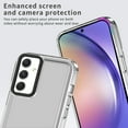 thumbnail image 3 of ELEHOLD Clear Case for Samsung Galaxy A54 5G, Not-Yellowing Shockproof Case Anti-Scratch Slim Protective Cover,Clear, 3 of 6