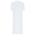 thumbnail image 5 of Xysaqa Long House Dresses for Women Nightgowns Solid Color Comfy Sleepwear Maxi Dress Loose Fit Cotton Casual Short Sleeve Pajama Dress Lounge Dress S-2XL Summer Savings, 5 of 8