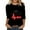AL, variant on HNMKIU 2023 Fashion Casual Women's Long Sleeve Printed Round Neck T-Shirt Top Comfortable Daily Wear AK,XXL