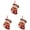 C, variant on Mini Christmas Stockings 3 Pack - 7 inch Santa Snowman Bear Elk Plush Stockings for Fireplace Tree Decor, Gift Bags, and Anthropology Fall Decor
