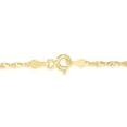 thumbnail image 2 of Floreo 10k Yellow Gold 1mm or 1.3mm or 1.7mm or 2.2mm Singapore Chain Necklace, 2 of 2
