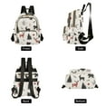 thumbnail image 4 of FORMRS Mini Backpack Purse for Women Travel Daypack Casual Shoulder Bag, Christmas Plaid Deer, 4 of 7
