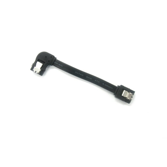 SATA 7 Pin Straight to 7 Pin with 90 Degree Latching Cable 100mm